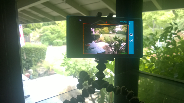 motion detection camera, lumia 900, windows phone